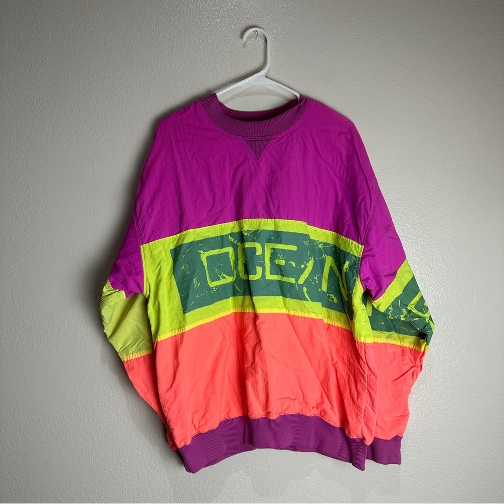 Vintage Ocean Pacific Pullover Jacket Size Large
